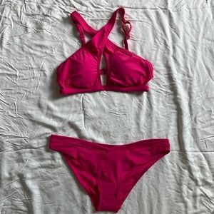 Adore Me hot pink bikini, size L